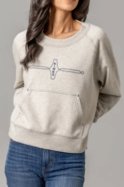 Gracie Cropped Crewneck