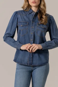 Jane Denim Snap