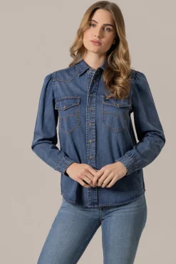 Jane Denim Snap