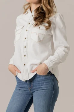Jane Denim Snap