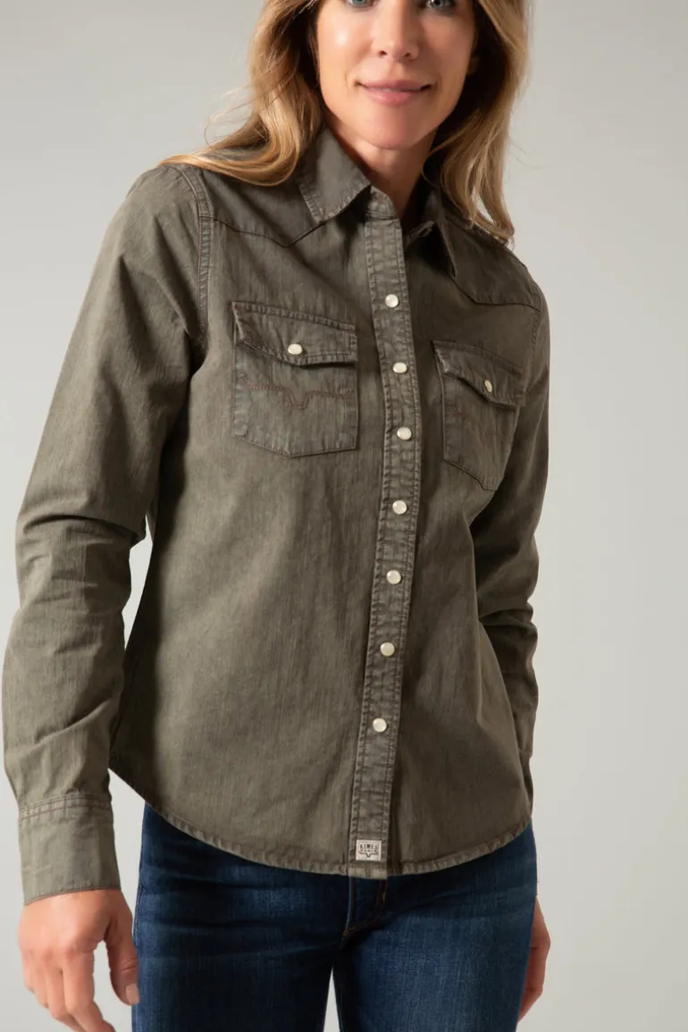 Kaycee Denim Top