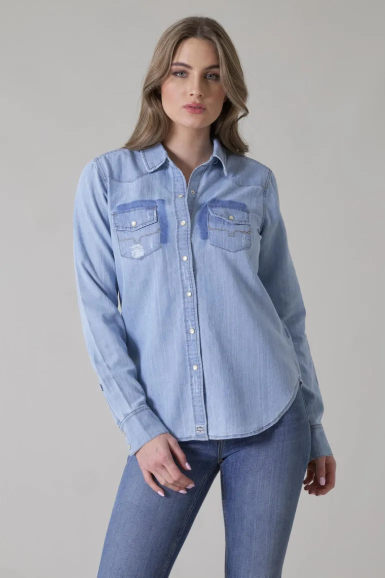 Kaycee Denim Top
