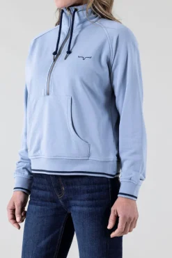 Mabeline Cropped Qz Sweatshirt