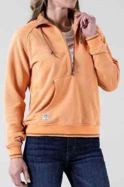 Mabeline Cropped Qz Sweatshirt