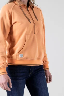 Mabeline Cropped Qz Sweatshirt