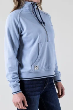 Mabeline Cropped Qz Sweatshirt