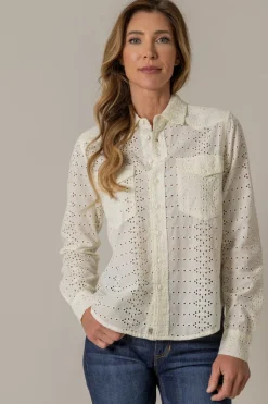 Rachel Eyelet Blouse